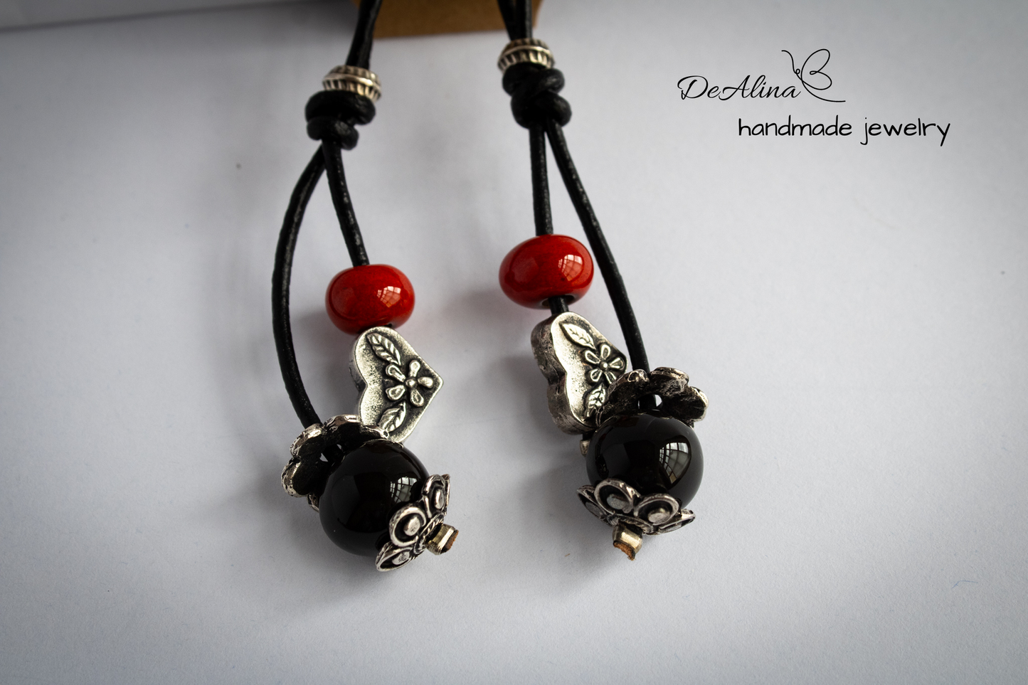 LC-E 010 The lovely in red earrings