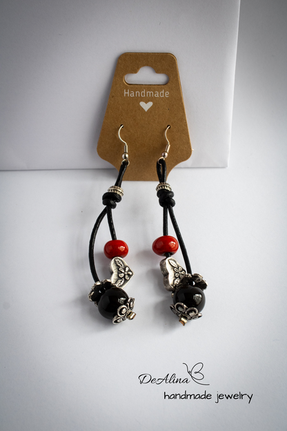 LC-E 010 The lovely in red earrings