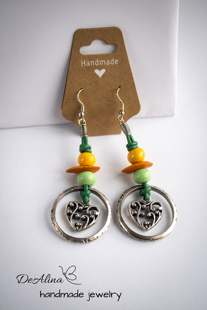 LC-E 001 The heartful sunrise earrings